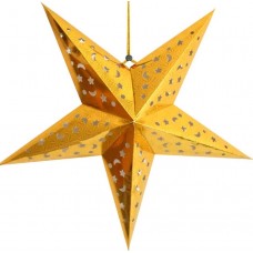 24" Gold Star Paper Lantern